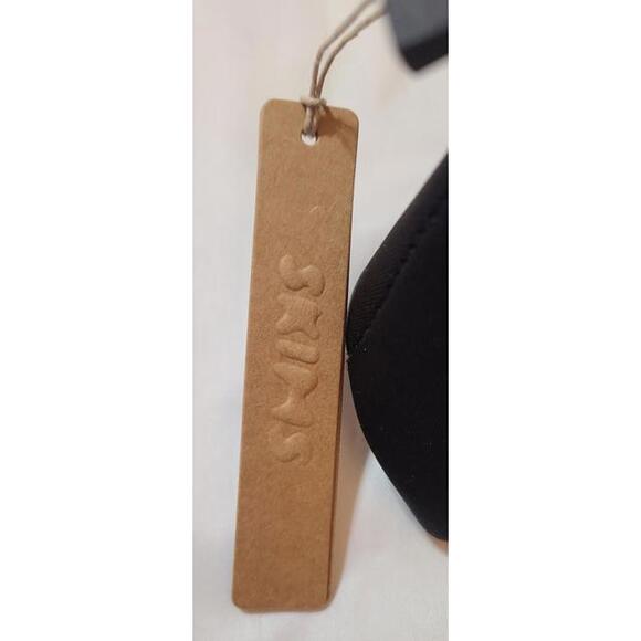 NWT Skims Neoprene Makeup Bag Sz Small 7x5 Onyx Embossed Pouch Clutch Shapewear - Picture 7 of 9